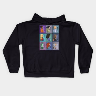 She Series Collage- Version 2 Kids Hoodie